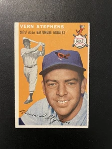 1954 TOPPS ⚾️ SET BREAK # 54 VERN STEPHENS NRMT! - Picture 1 of 2