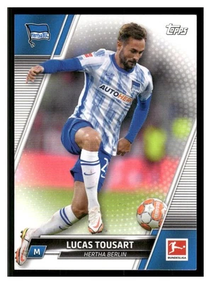 2021-22 Topps Bundesliga #11 Lucas Tousart Hertha BSC Berlin Soccer Card 34481 - Image 1 of 2