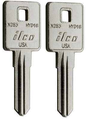 X2 HYD16 Harley Davidson Sportster 1200 XR1200X 2012+ llave de motocicleta en blanco Foto 1 de 4