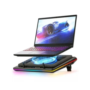 RGB Laptop Cooling Pad, Gaming Laptop Kühler mit leistungsstarkem Turbofan, Fast Coo... - Bild 1 von 7
