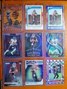 🔥 ROOKIE MICHAEL PENIX JR. - 9 CARD COLOR & INSERT LOT (RC) (FALCONS) 🔥  - Picture 1 of 2