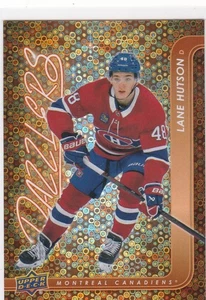 2024-25 Upper Deck Lane Hutson Dazzlers Orange Rookie RC #DZ-76 Canadiens - Bild 1 von 2