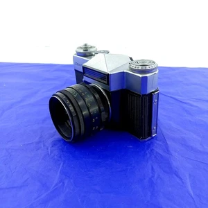 Vintage Zenit E 35mm Film Camera with Helios 44-2 F 2/58mm Lens - Picture 1 of 8