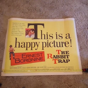 The Rabbit Trap Ernest Borgnine 28x22" Movie Poster 1959 59/263 Nice! - Picture 1 of 10