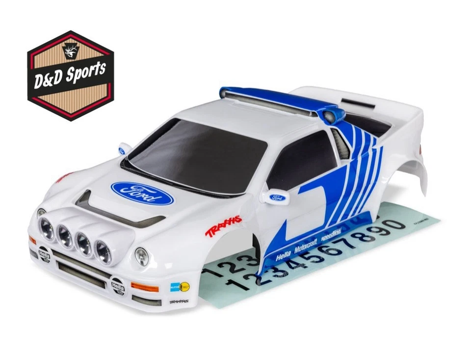 Traxxas 10812-WHT - Mini Rally VXL Ford RS200 carrocería blanca Foto 1 de 1