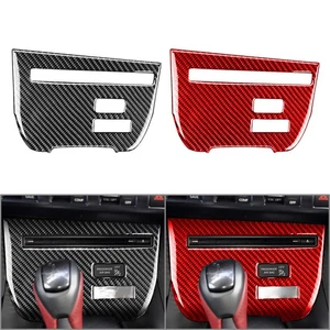 Innenverkleidung der Mittelkonsole mit CD-Panel für Nissan GTR R35 2008–2016 Rot - Bild 1 von 22
