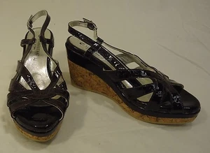 La Canadienne Slingbacks Wedge Man Made Female Adult 6.5 Brown Solid 10-24la - Picture 1 of 1