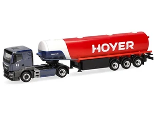 Herpa 318136 MAN TGS TN autoarticolato serbatoio benzina HOYER 1:87 - Foto 1 di 5