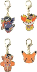 New! Pokemon center Japan 2022 Halloween Harvest Festival Metal Charm Zorua Set - Picture 1 of 11