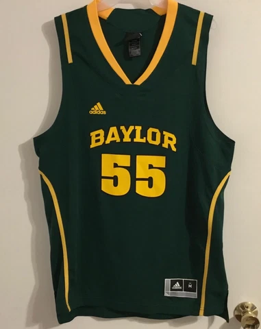 Baylor Bears Basketball Adidas Jersey +2 Length, #55, Adult Medium Cover