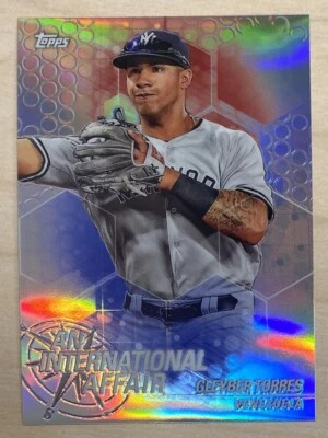 GLEYBER TORRES  2018 Topps Chrome Update AN INTERNATIONAL AFFAIR #IA-GT -YANKEES - Image 1 of 2