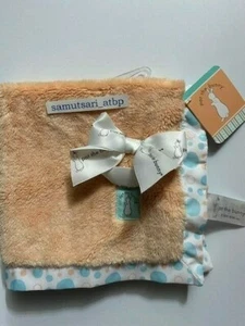 Neu mit Etikett Kids Preferred Pat the Bunny Pfirsich Sicherheitsdecke liebevolle Tupfen Borte - Bild 1 von 3