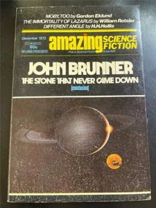 Amazing Science Fiction Stories Magazine Dec 1973 Pulp Digest Sci Fi Brunner - Imagen 1 de 1