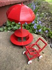 Vintage 1950's Renwal Style: ‘IDEAL’ Dollhouse Furniture & Outdoor Accessories