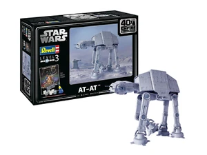 223038 REVELL STAR WARS AT-AT EMPIRE 40TH ANNIVERSARY 1:53 SCALE MODEL KIT - Foto 1 di 7