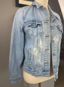 Chaqueta vaquera Levi's Red Tag Distressed Denim retro años 90 mediana - Imagen 1 de 9