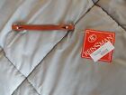 NEW Reinsman 7984 Harness Leather Curb Strap Slobber Bar with Buttons 1/2"