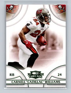 Donruss Threads Green 2008/200 Carnell "Cadillac" Williams #142 Buccaneers - Imagen 1 de 2