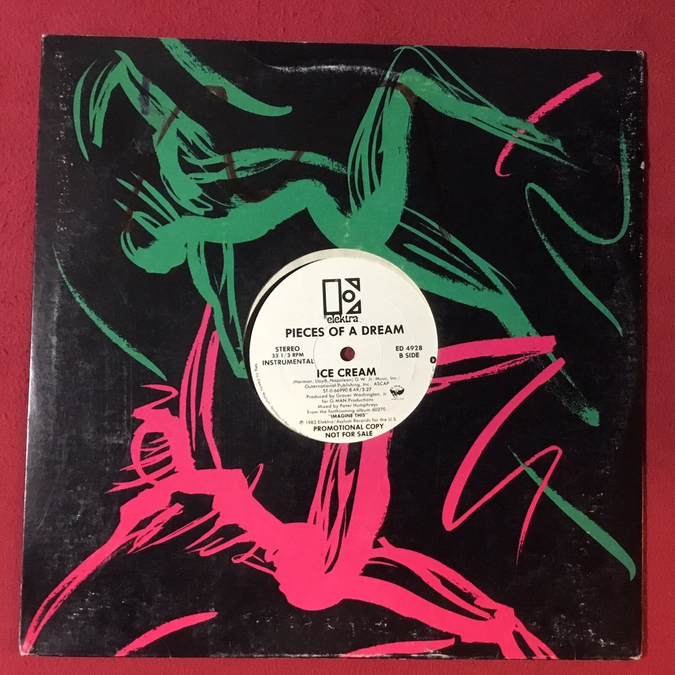 Pieces Of A Dream – Ice Cream  *1983:Elektra White Label PROMO *ED 4928 (VG+) - Image 1 of 4
