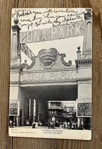 1905 Vintage Postcard Luna Park Coney Island Brooklyn New York NY - Picture 1 of 2