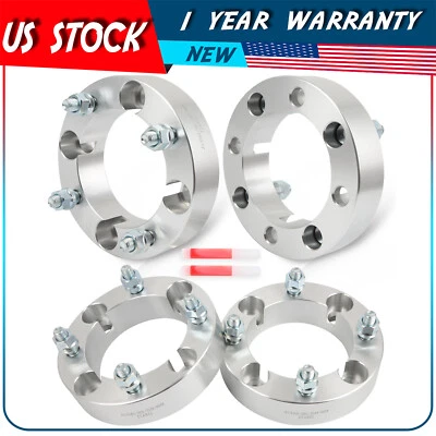 4 Pcs 1.5" 4x136mm M12x1.5 ATV Wheel Spacers For Honda Pioneer 1000 2016-2024 - Image 1 of 4