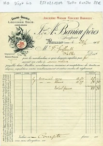 Dépt 40 - Pouillon - Belle Entête d'un Grainetier du 25/02/1904 A Voir !!! - Imagen 1 de 1