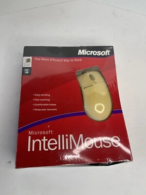 FACTORY SEALED Vintage Microsoft IntelliMouse X03-54955 - Image 1 of 4
