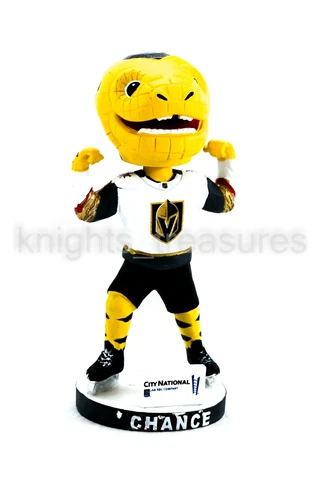 Las Vegas Golden Knights Chance Bobblehead - Collectible-  Inaugural Season Cover