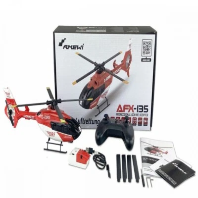 Amewi AFX-135 PRO Brushless - Helikopter - 1:32 - 6 Kanal - Auto-Start - rot - Bild 1 von 4