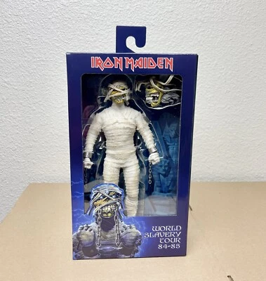 NECA Iron Maiden Eddie Powerslave Mummy Clothed 8" Figure -Slavery Tour In Stock - Image 1 of 4