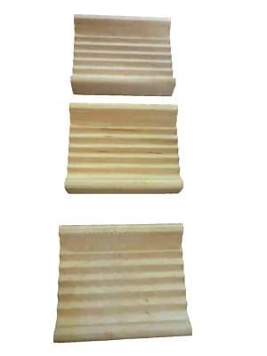 Jaboneros de madera, juego de 3 Foto 1 de 2