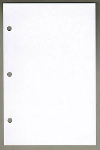 Linco Unruled Filler Paper, 5.5" x 8.5", White, 3-holes, 20lb, smf000-20 - Picture 1 of 1