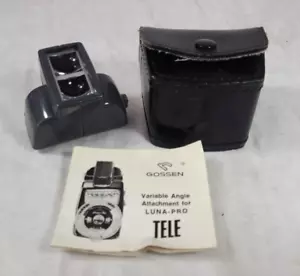 Gossen Variable Angle Attachment For Luna-Pro Tele w Case + Manual - Picture 1 of 7