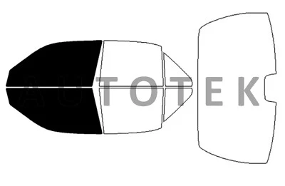 PreCut Film Front 2 Door Windows Any Tint Shade For INFINITI Q45 Sedan 1997-2001 - Image 1 of 4