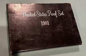 1981-S US Proof Mint Set Just 5 Coins In The Set - Picture 1 of 3