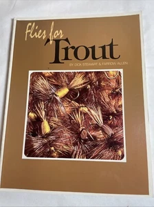Fliegen für Forelle Farrow Allen Dick Stewart 1993 1st Ed PB Fliegenfischen Binden Fluss - Bild 1 von 4