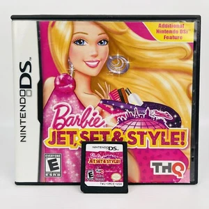 Nintendo DS Barbie Jet, Set & Style 2011 Moda CIB Juego THQ - Imagen 1 de 12
