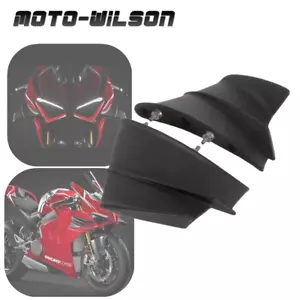 2018-2019 For Ducati Panigale V4R 100% Carbon Fiber Winglet Aerodynamic Wing - Bild 1 von 12