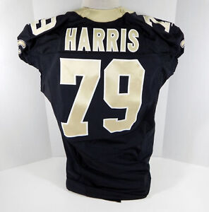 2012 New Orleans Saints Bryce Harris #79 Game Issued White Jersey NOS0133