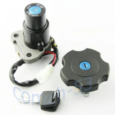 Juego de bloqueo de interruptor de llave de encendido para Yamaha DT200 DT200R 1991-1994 TW200 2003-2017 Foto 1 de 4