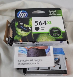 Cartucho de tinta HP 564XL NEGRO, original HP CN684WN caducado JULIO 2022 caja abierta - Imagen 1 de 4