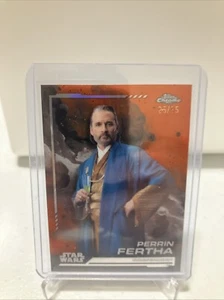 2024 Topps Star Wars Cromo ARANCIONE Rifrattore PERRIN FERTHA #97/25 - Foto 1 di 13