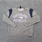 New England Patriots Jumper Womens SMALL grey long sleeve fleece cotton Size S
