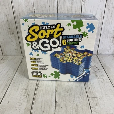 Ravensburger - Puzzle Sort & Go - 6 bandejas de classificação empilháveis - Novo e lacrado - Imagem 1 de 4
