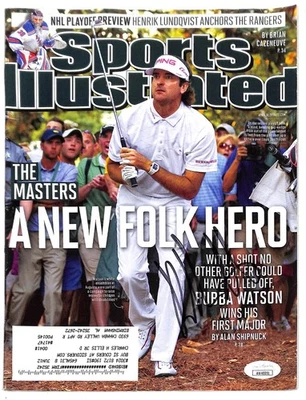Bubba Watson Autographed Sports Illustrated Magazine JSA - Image 1 of 2