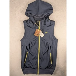 Nike Sportswear Training Vest Womens Size S Sleeveless Full Zip Hoodie - Picture 1 of 9