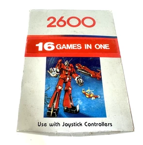16 GAMES IN ONE ATARI 2600 MULTIGAMES COMPATIBLE - Foto 1 di 3