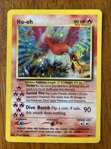 Pokémon Ho-Oh Double Holo Neo Revelation 7/64 - Picture 1 of 24