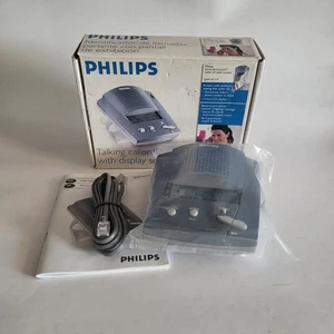 Philips SJA9191/17 Voice Announce Talking Caller ID w/ Screen NO AC ADAPTER - Picture 1 of 4
