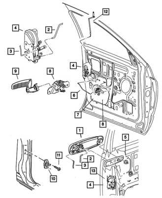 Manija exterior puerta delantera izquierda original Mopar 55275949AC Foto 1 de 4